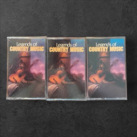 Legends Of Country Music Cassette (3-Tape Set) New Sealed 1993 NOS - Picture 1 of 6